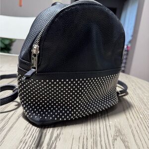 Madden Girl mini Black Studded Backpack